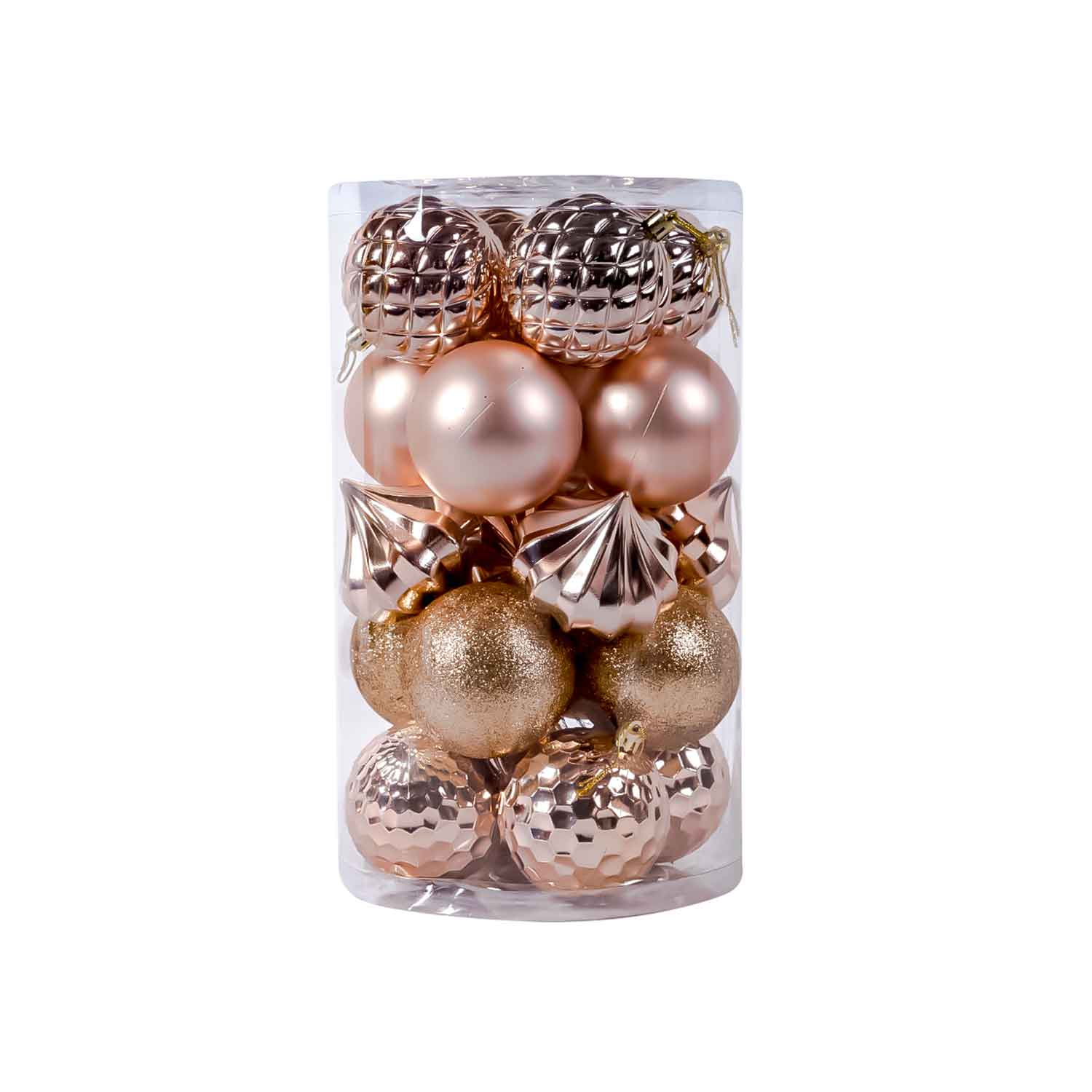 21 Piece Premium Christmas Baubles – 8cm Festive Tree Ornaments