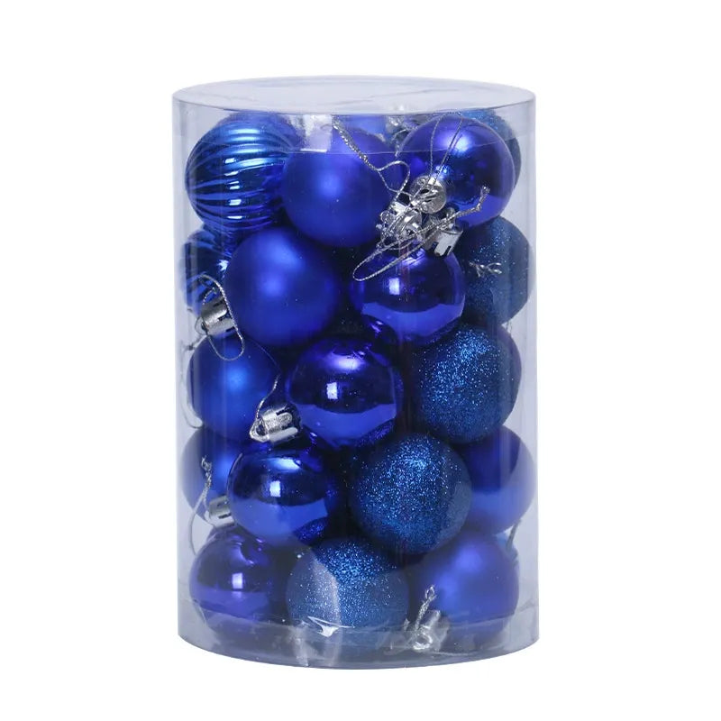 34 Piece Premium Christmas Baubles – 6cm Green Ornaments