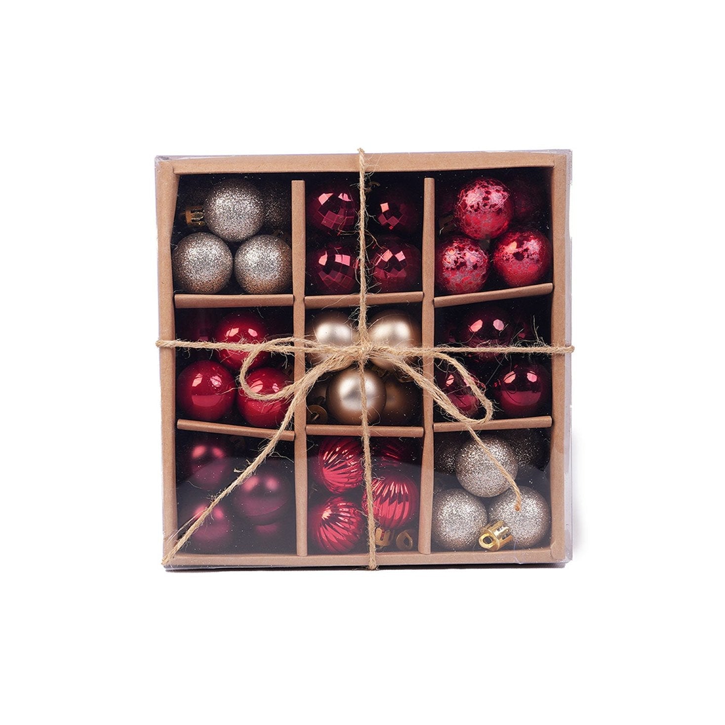 99 Piece Mini Christmas Baubles – 3cm Decorative Ornaments