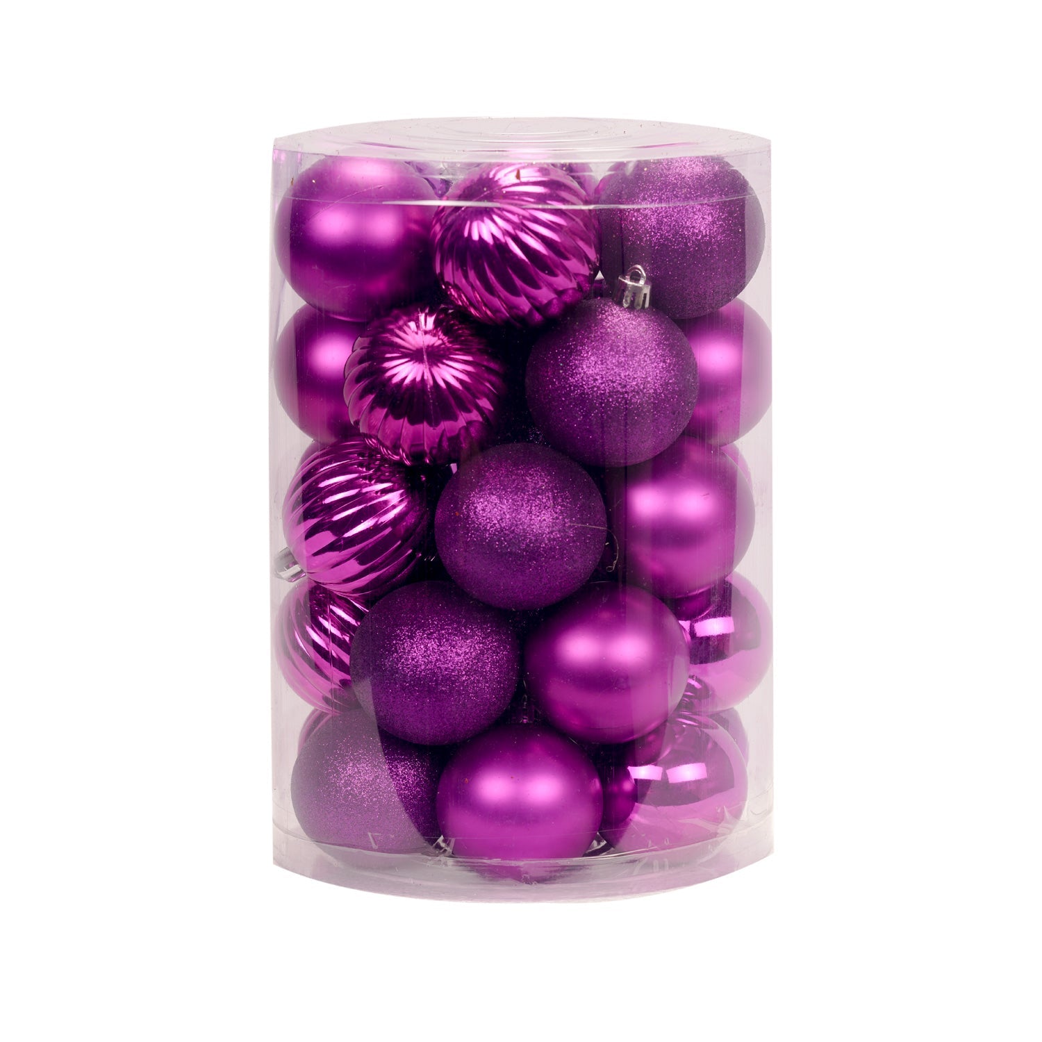 34 Piece Premium Christmas Baubles – 6cm Ornaments