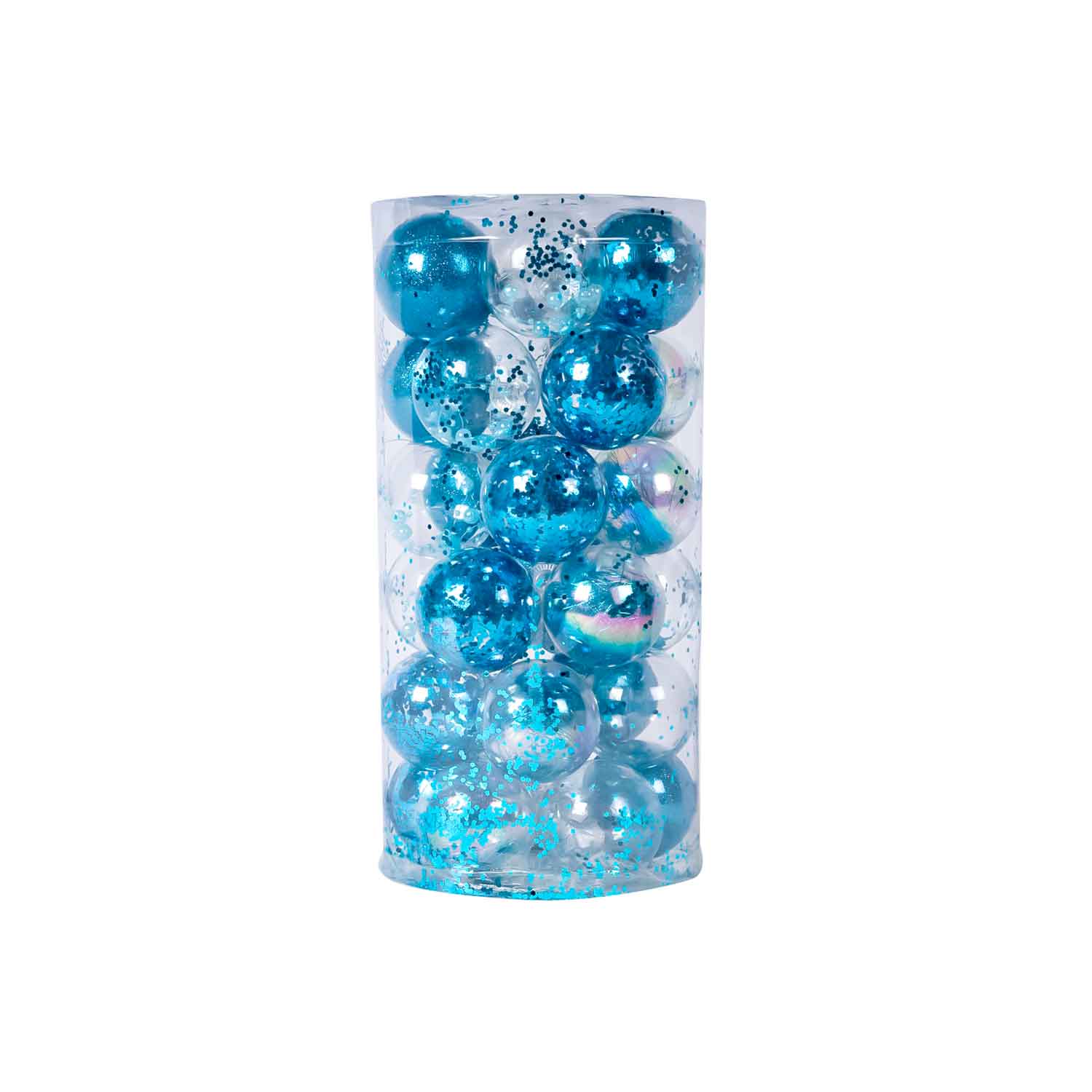 30 Piece Decorative Christmas Baubles – 6cm Ornaments