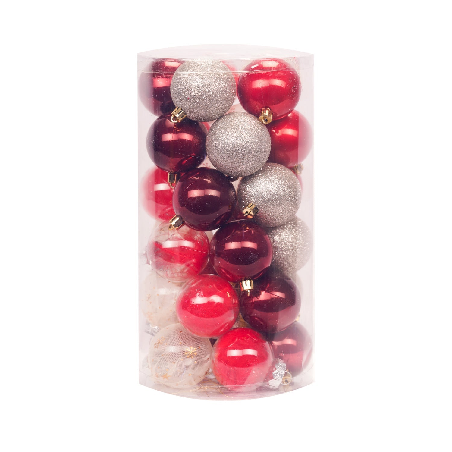 30 Decorative Baubles for Christmas Tree – 6cm