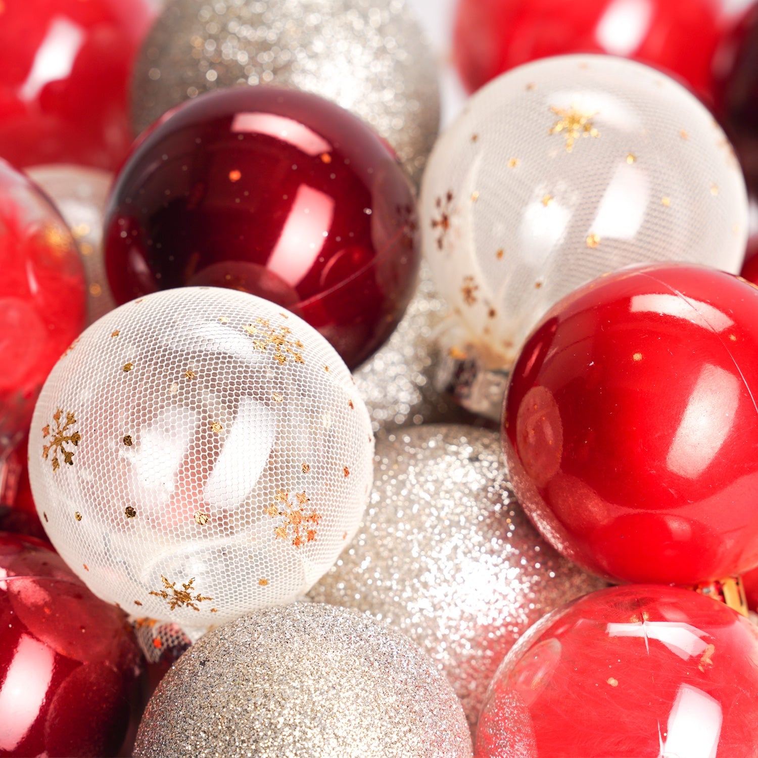 30 Decorative Baubles for Christmas Tree – 6cm