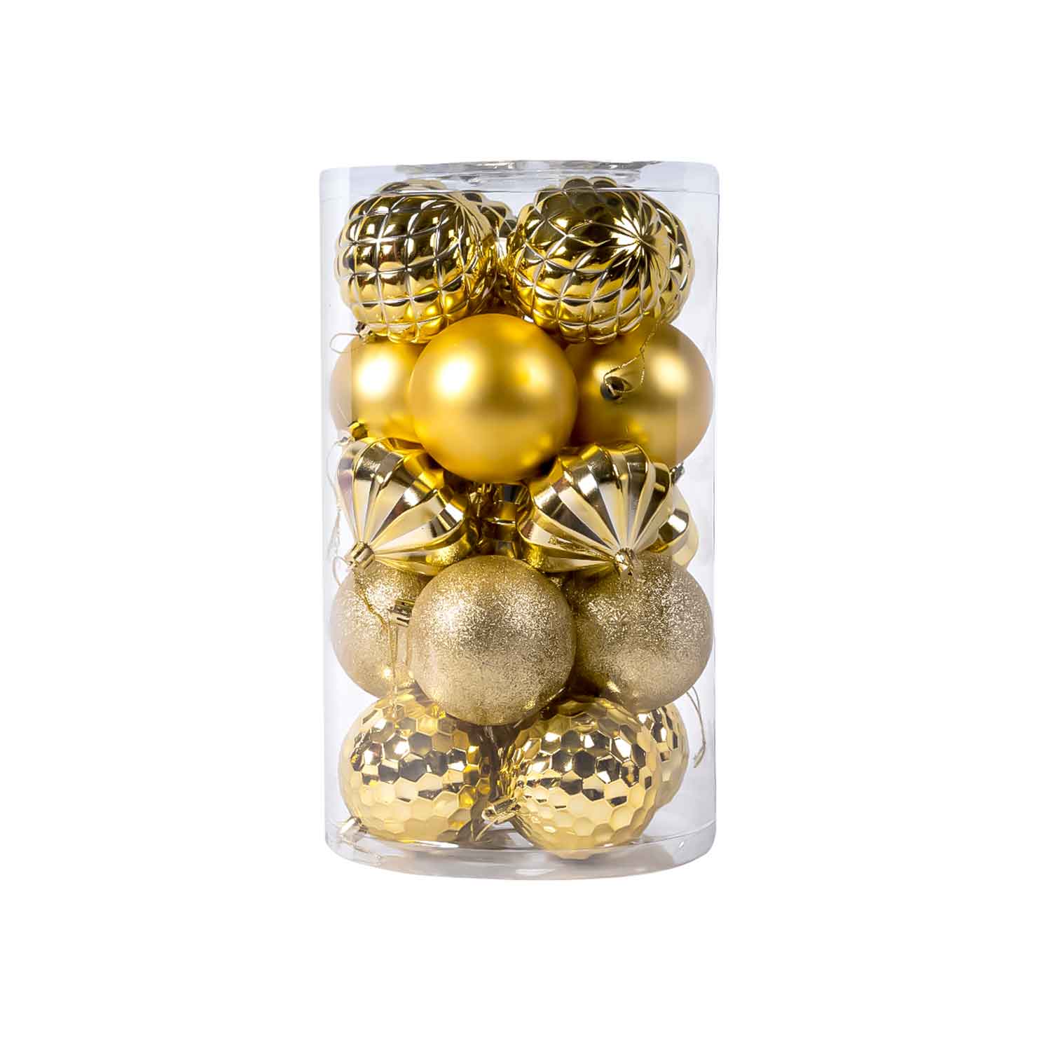 21 Piece Premium Christmas Baubles – 8cm Festive Tree Ornaments