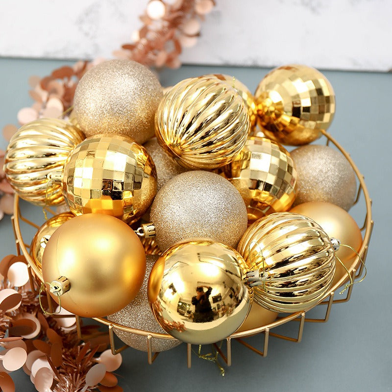 34 Piece Premium Christmas Baubles – 6cm Green Ornaments