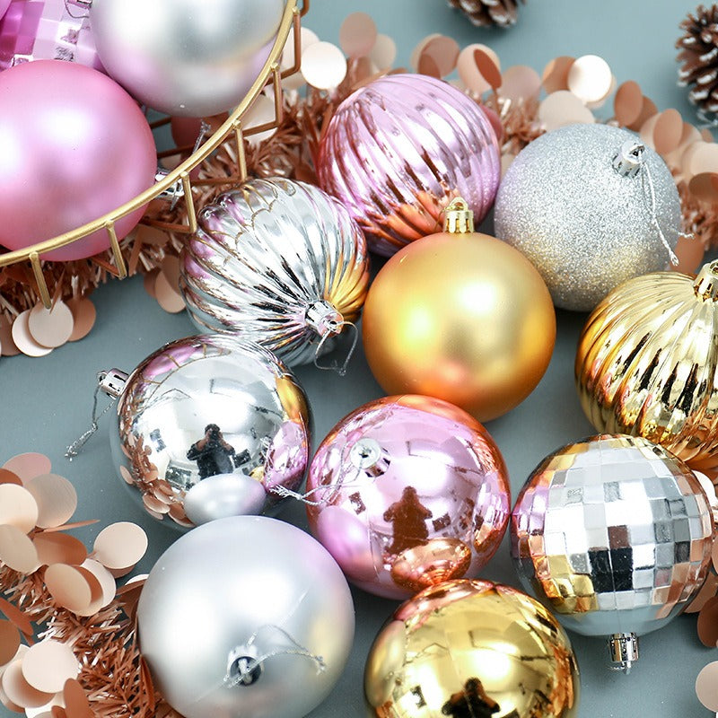34 Piece Premium Christmas Baubles – 6cm Green Ornaments