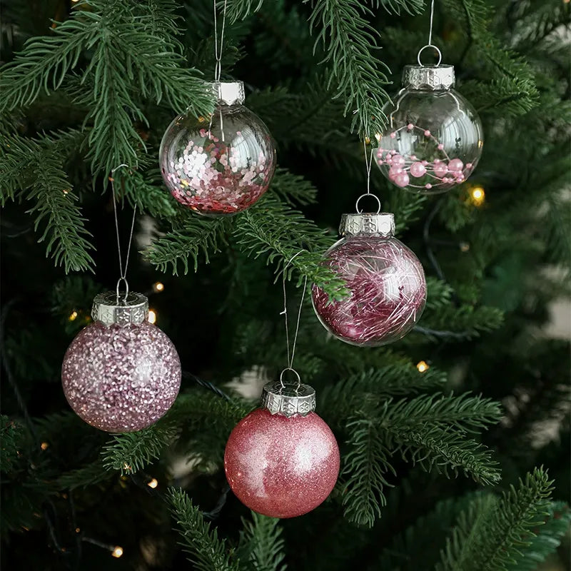 Premium Decorative Christmas Baubles Set – 30 Pieces (6cm)
