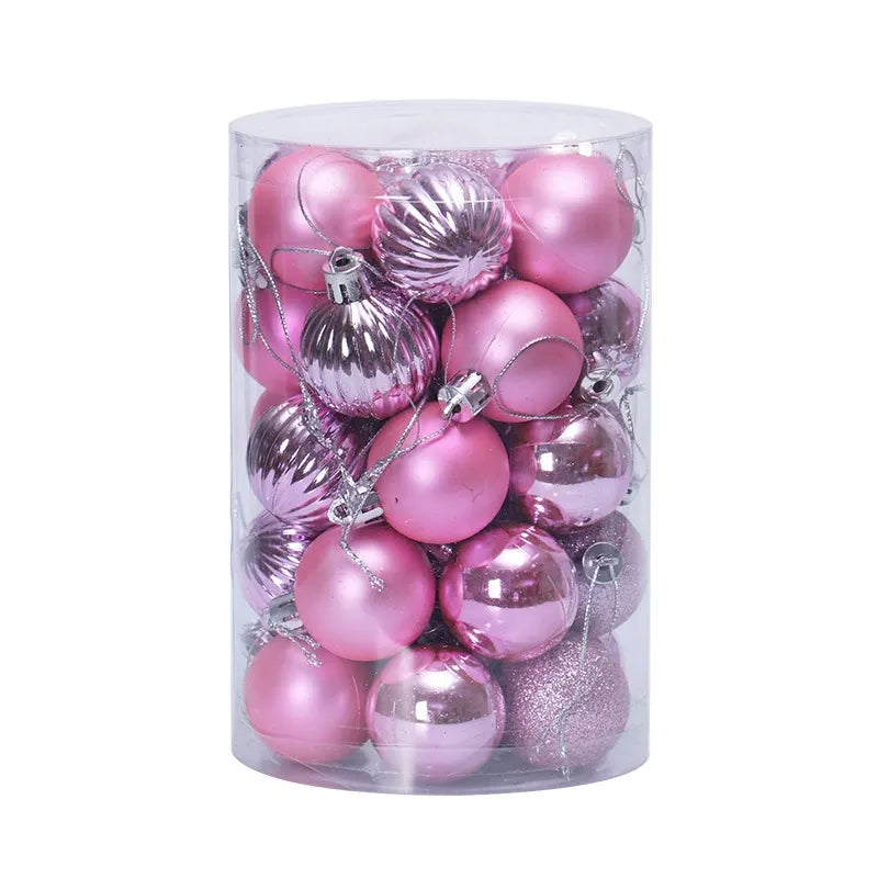 34 Piece Premium Christmas Baubles – 6cm Green Ornaments