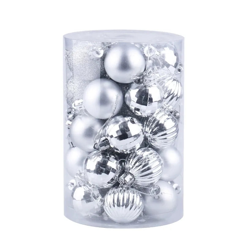 34 Piece Premium Christmas Baubles – 6cm Green Ornaments