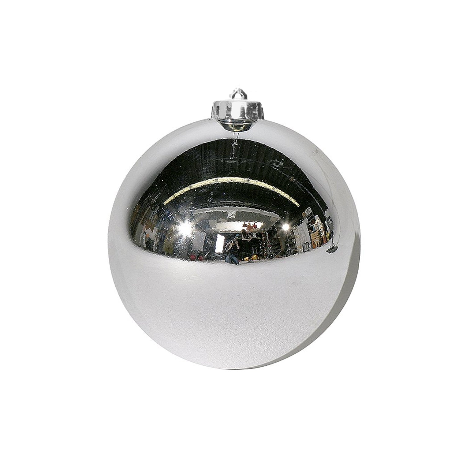 Single Hanging Christmas Bauble – 12cm Glossy Ornament